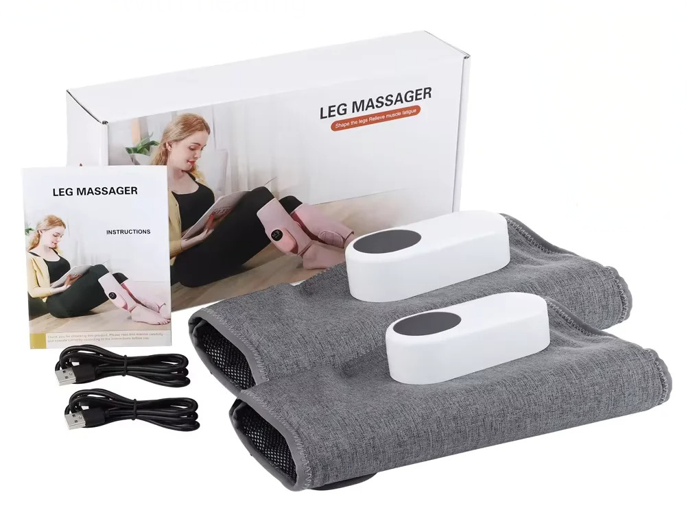 Heated Air Pressure Leg Massager for Lymphedema Relief