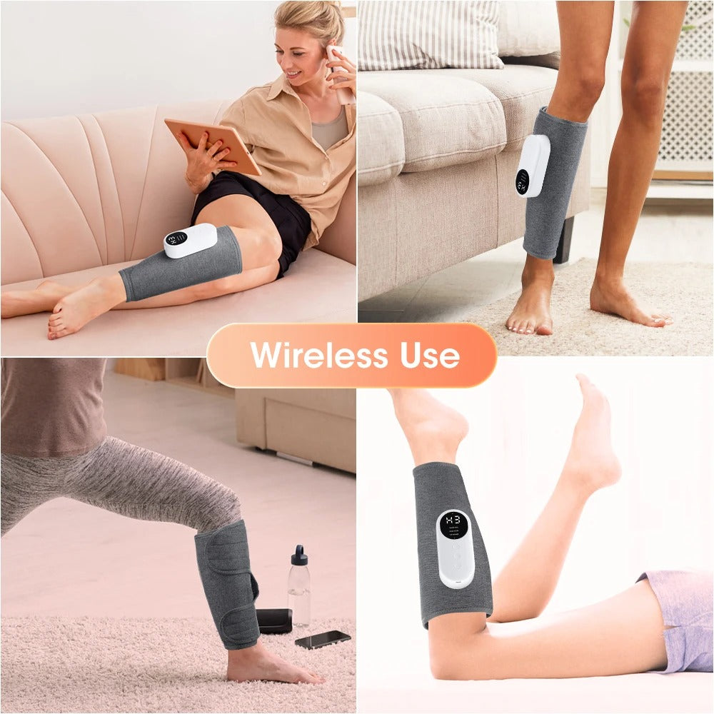 Heated Air Pressure Leg Massager for Lymphedema Relief